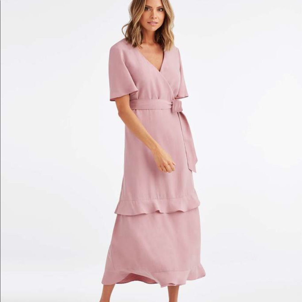 Vetta Capsule Tiered Wrap Dress